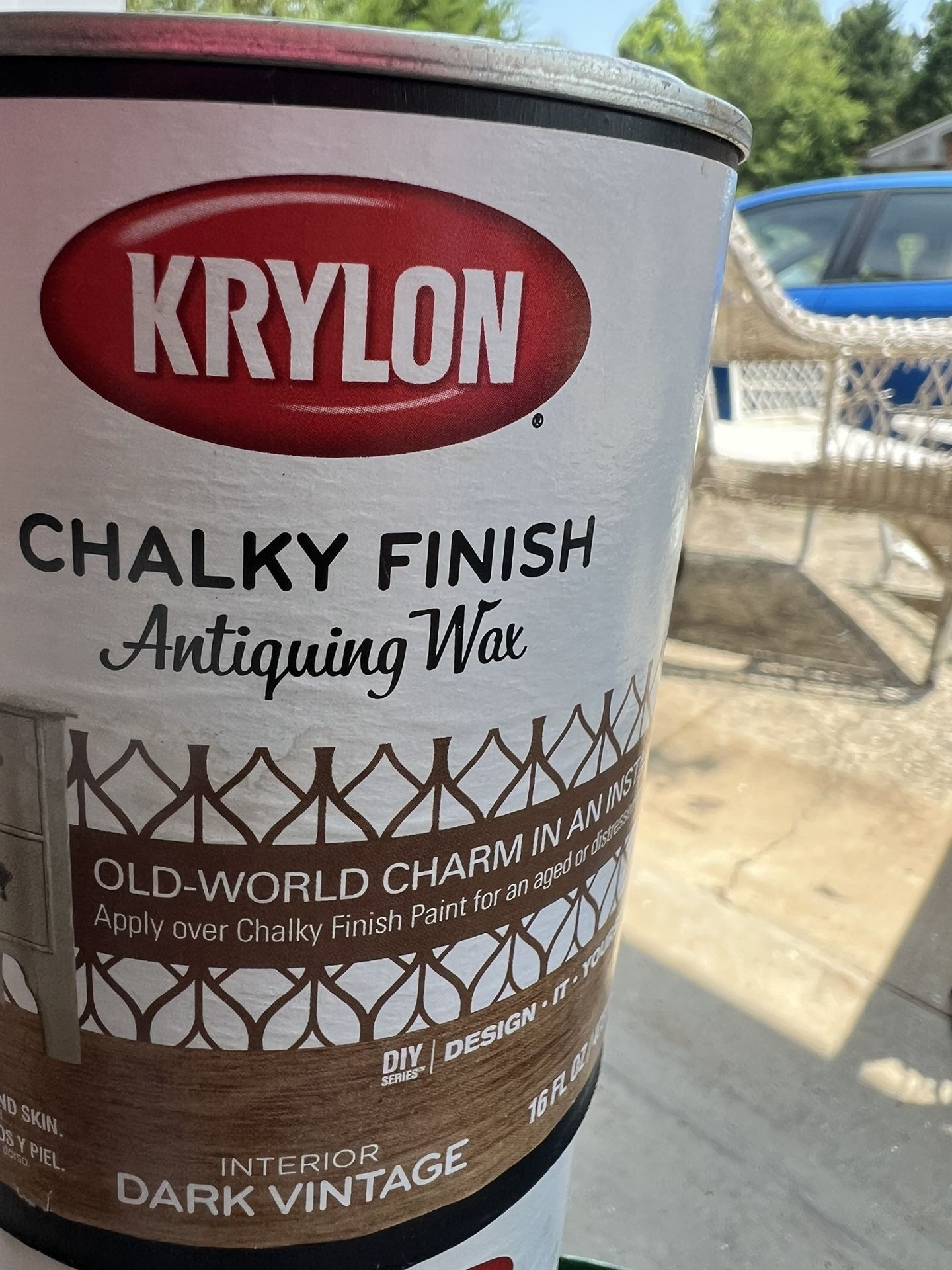 KRYLON-chalky Finish Antiquing Wax-partial Can-$2.50