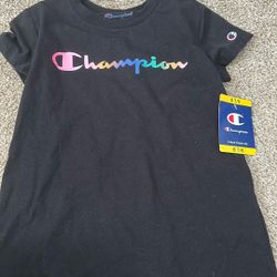 Girls Champion T Shirt 7 8