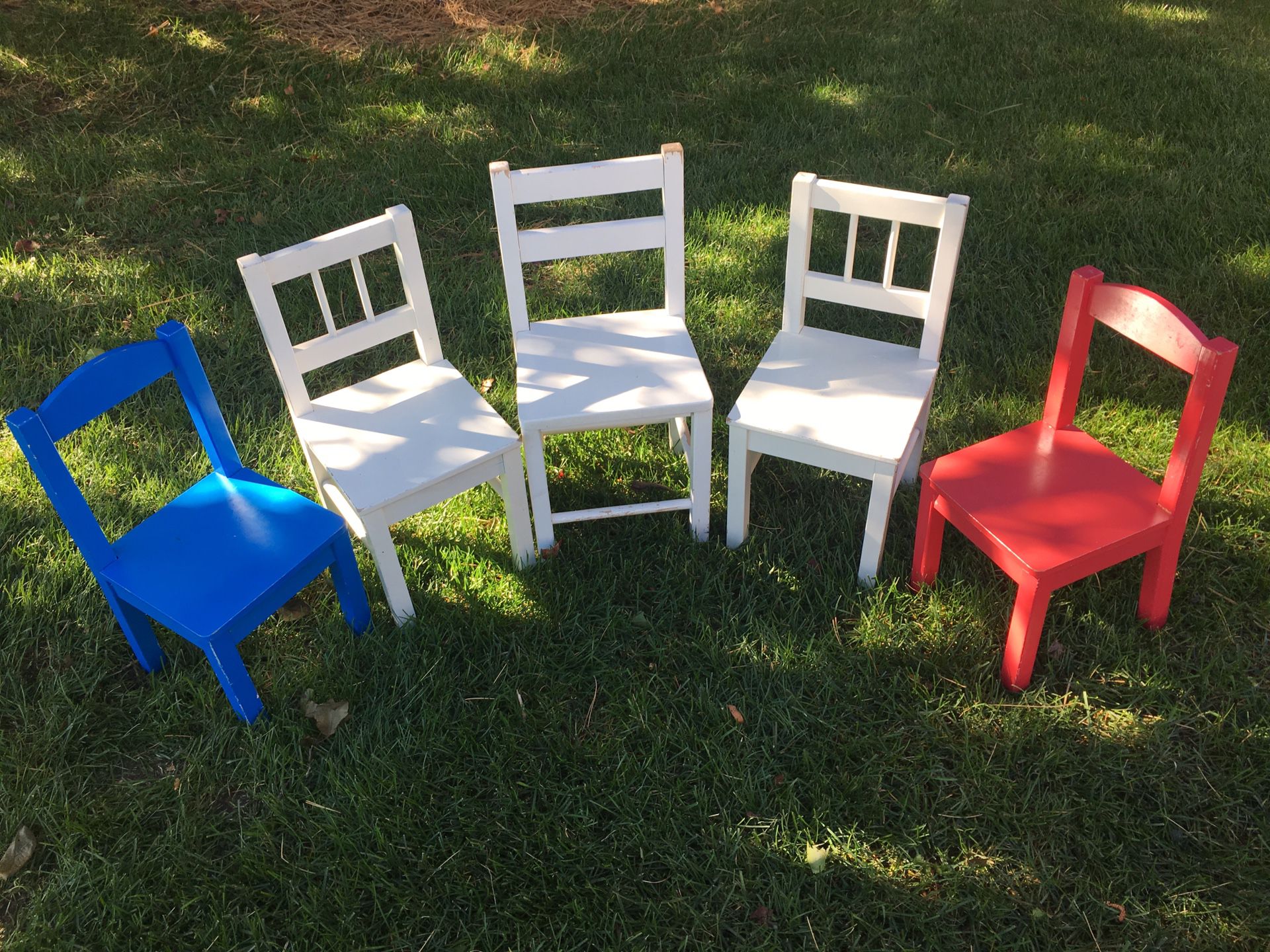 Five ikea Toddler kid chairs