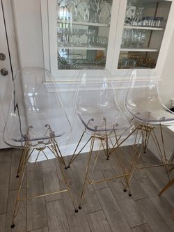 Set of 3 bar stools