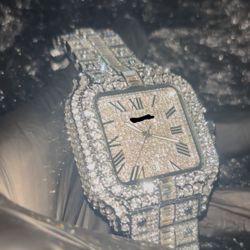 Silver Designer Bussdown Watch