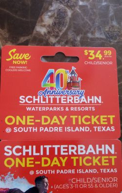Schlitterbahn ticket