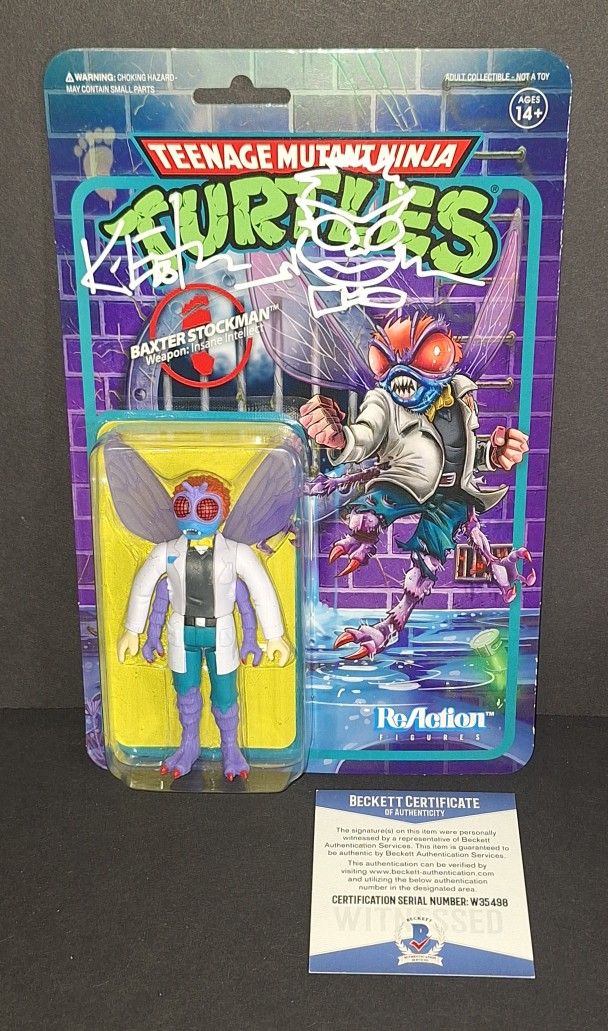 🔥 Kevin Eastman autographed action figure Beckett Witness COA 🔥