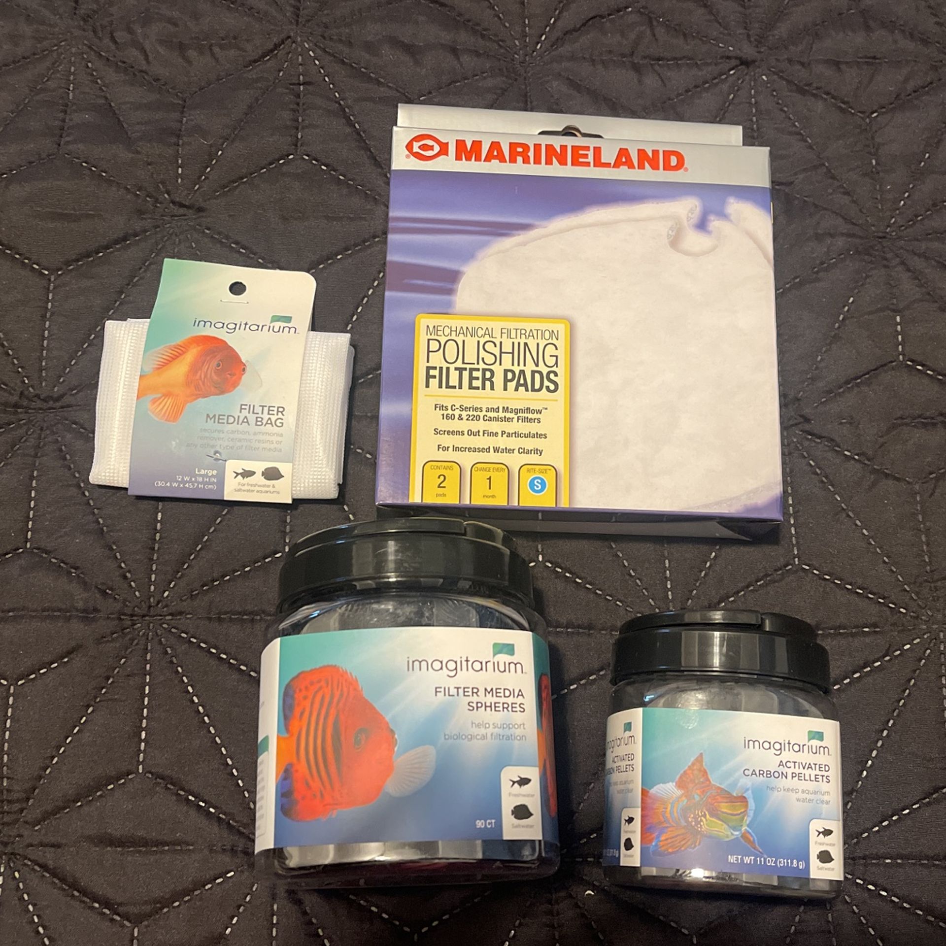 Fish Filter Bag Pads And Pellets