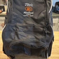 Tito’s Vodka Backpack With Soccer Ball Holder