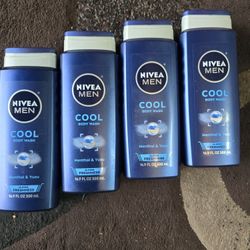 Nivea Men Body Wash All 4 For$12
