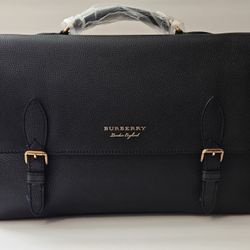 Burberry Ethan Leather Briefcase