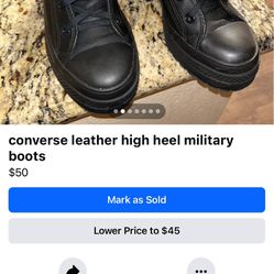 Converse Leather Boots