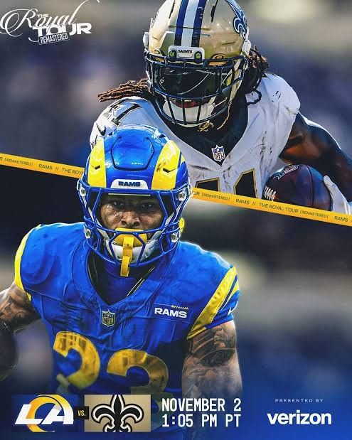Los Angeles Rams Vs. New Orleans Saints (11/2/2025)