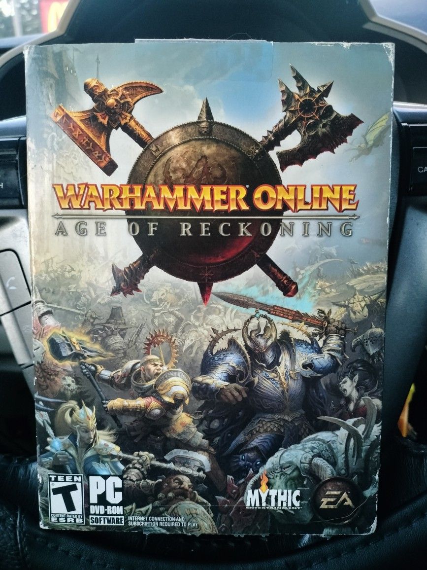 PC DVD-ROM .  WARHAMMER ONLINE  ( 11-11 )