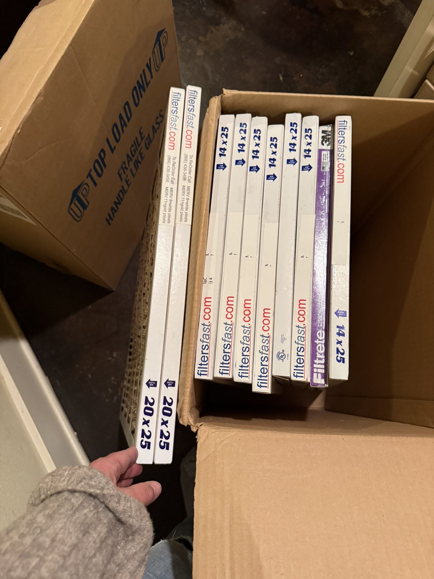 Free! Unused HVAC Air filters - 2 Sizes