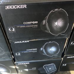 Kicker CompQ 10 On Sale Today! We Have Easy Payment Plans