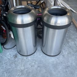 Large Trash cans (2)