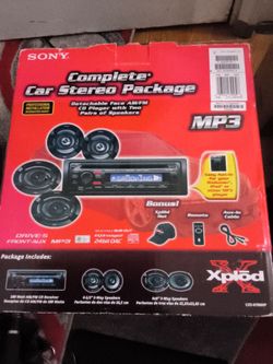Sony Xplod Complete Car Stereo Package