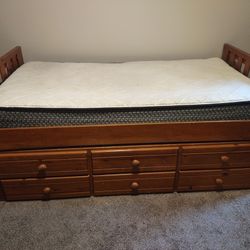 Solid Wood Twin Bedroom Set
