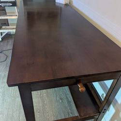 Extra Large Desk With Book Shelf