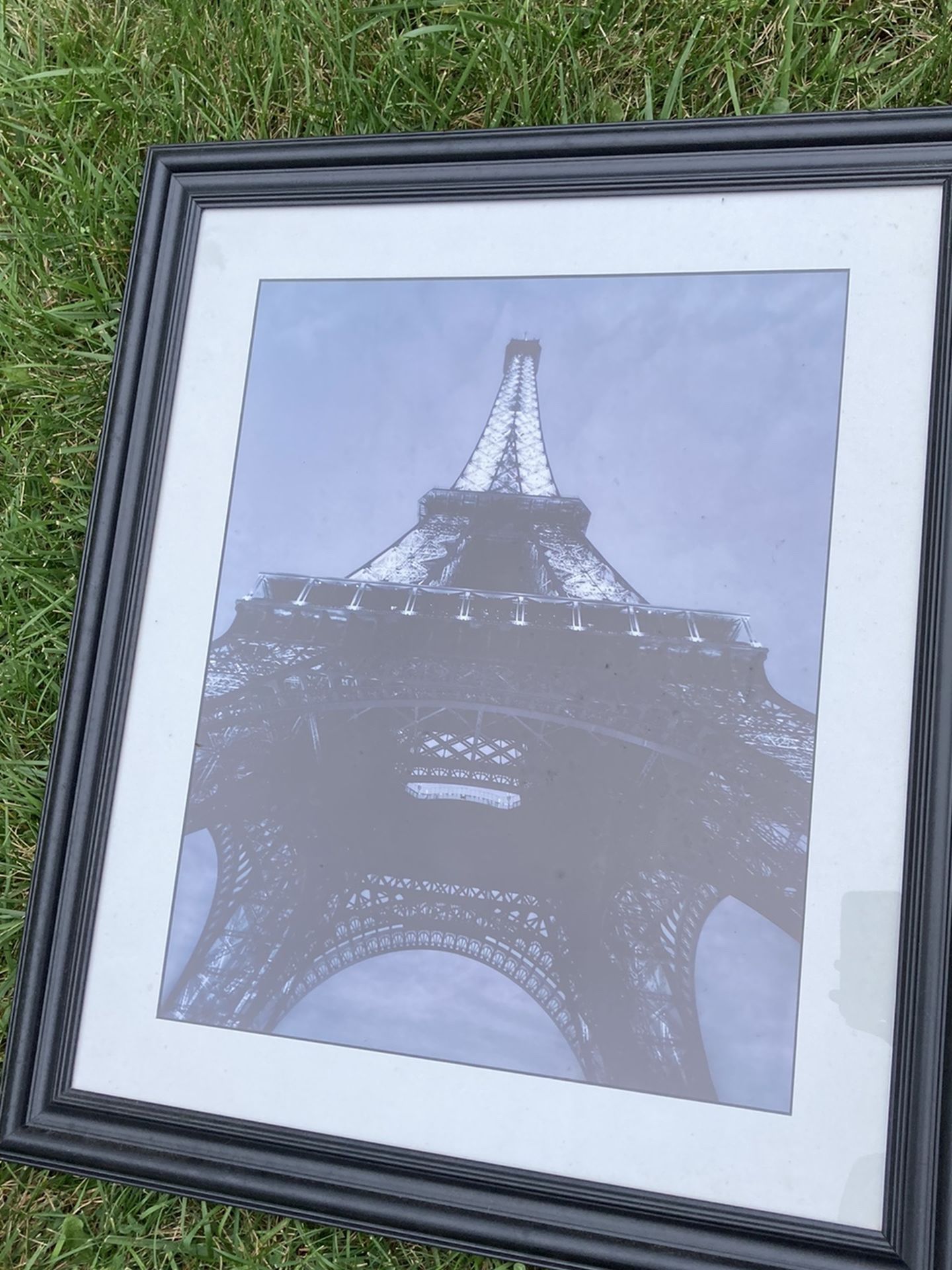 Rare Eiffel Tower framed picture