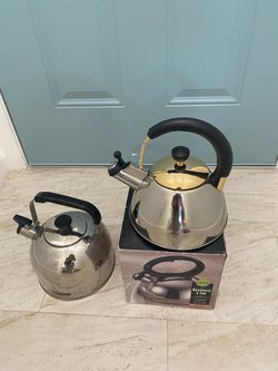 TEA POT   ,   Brand New ,  Large metal ,  each for