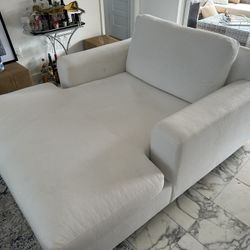 Big Sur Square Arm Chaise Lounge | Pottery Barn