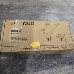 HUANUO Dual Monitor Stand, 13" - 30" monitors, Full Adjustable Monitor Desk Mount Swivel