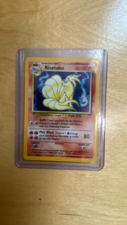Ninetales Pokémon Trading Card