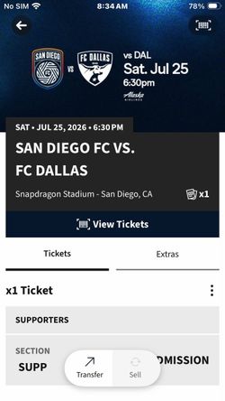 Sdfc ticket