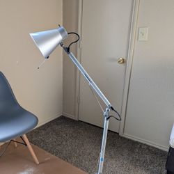 Erco Lamp Brushed Aluminum With Steel Floor Weight 