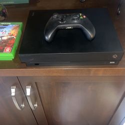 Xbox One X With Two Games Included 