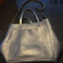 Madewell Large Leather Bag In Like New Condition 