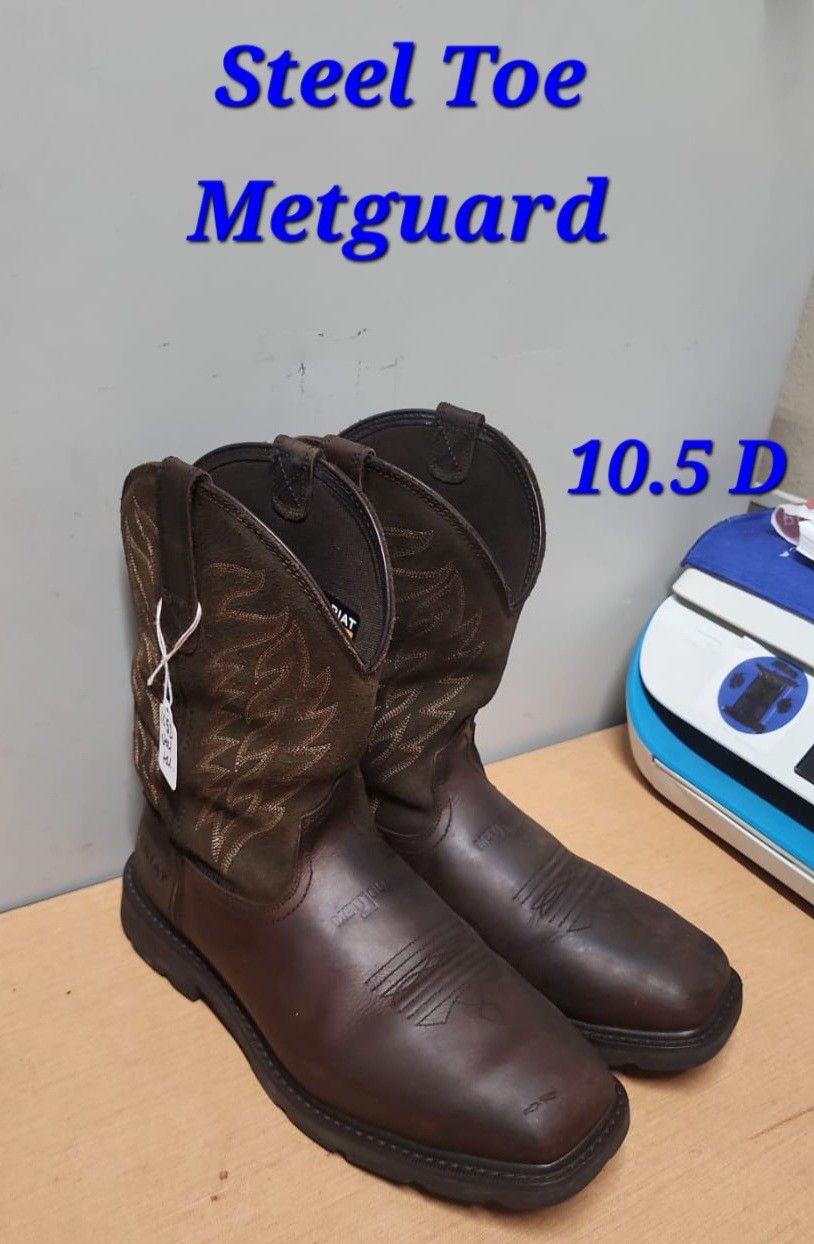 Ariat Work Boot Size 10.5 D STEEL TOE 