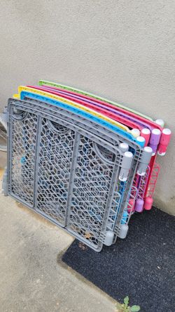 Pet Baby Gate Divider Fence Fences Set