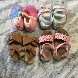 4 Pairs Sandals/Slippers SIZE 6