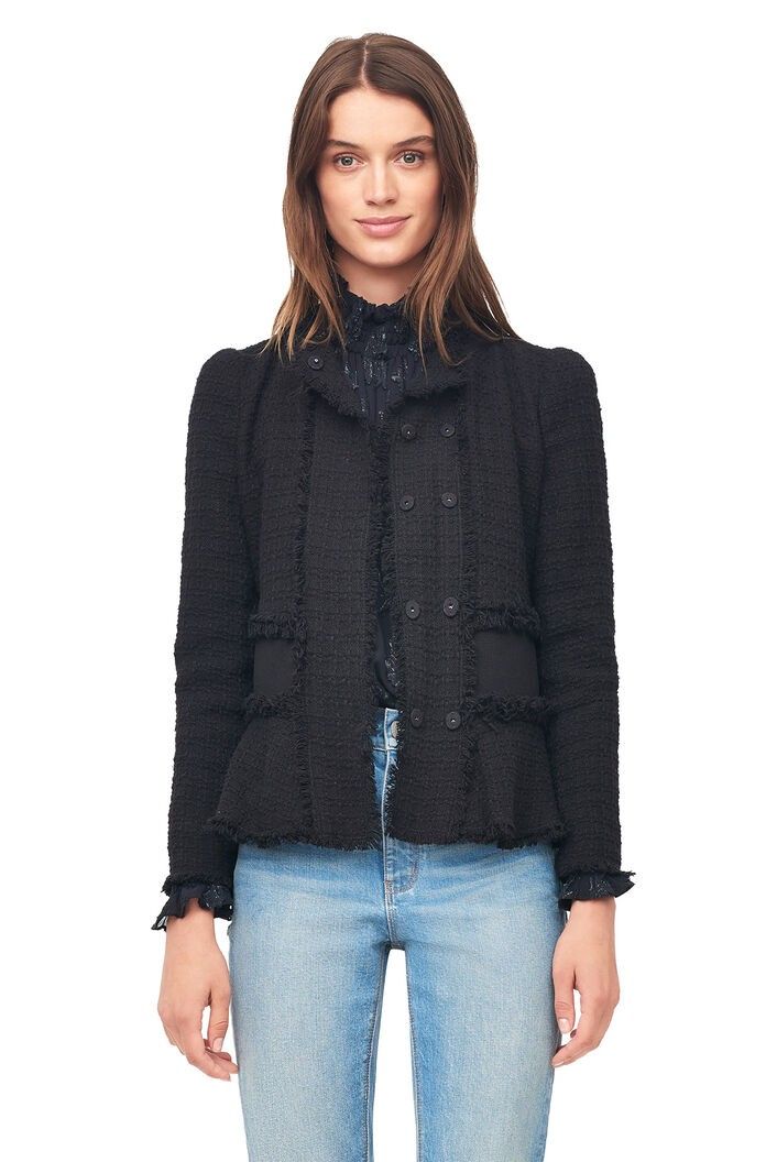 Women's Rebecca Taylor Tweed Peplum Jacket