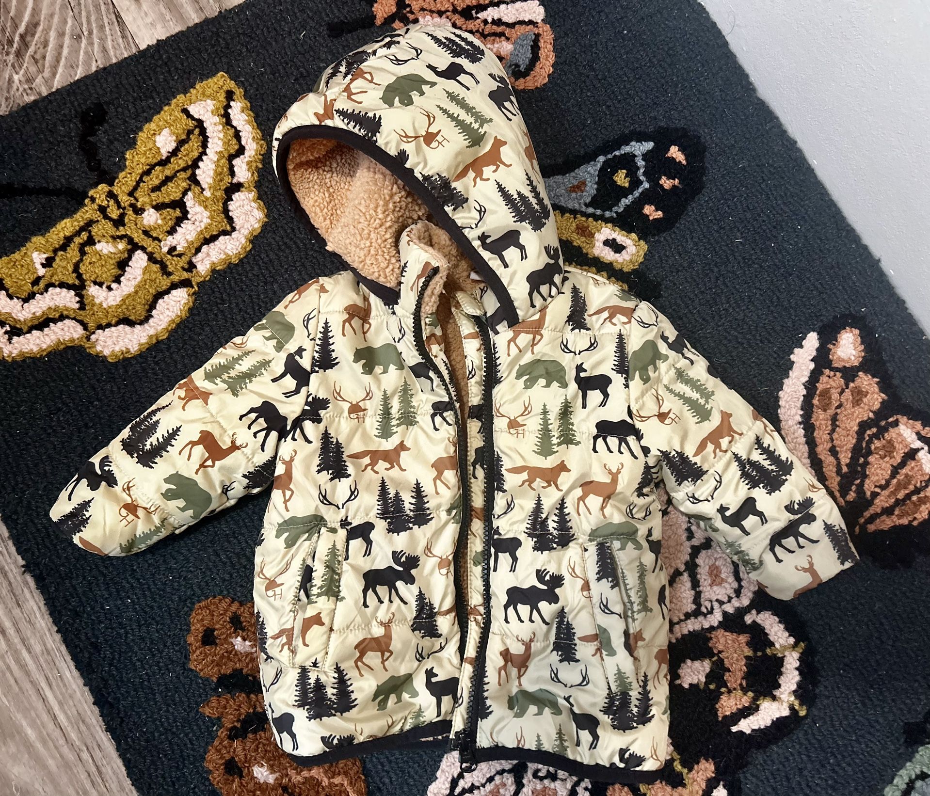 George Hats Puffer Coat, 6-12 Months