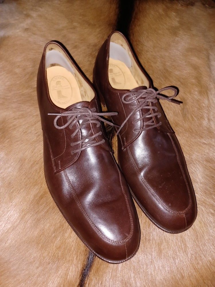 E. Vogel Custom-made Brown Leather Shoes, 14