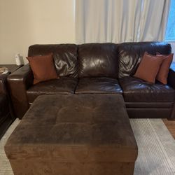 Full Couch Set With Ottoman $100