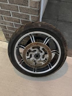2021 Harley Road King Rear Tire and Rim