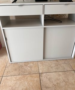 Grey tv stand