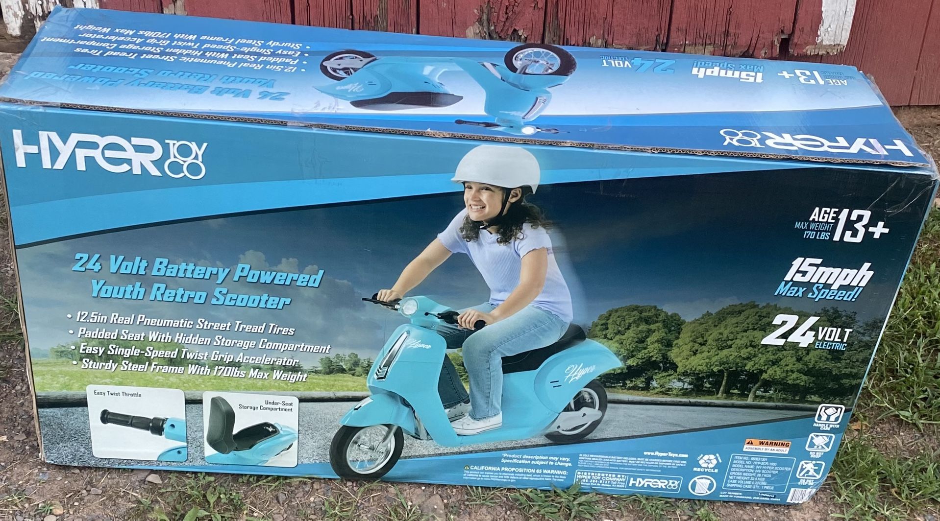 PENDING……24V Hyper Toys Retro Electric Scooter