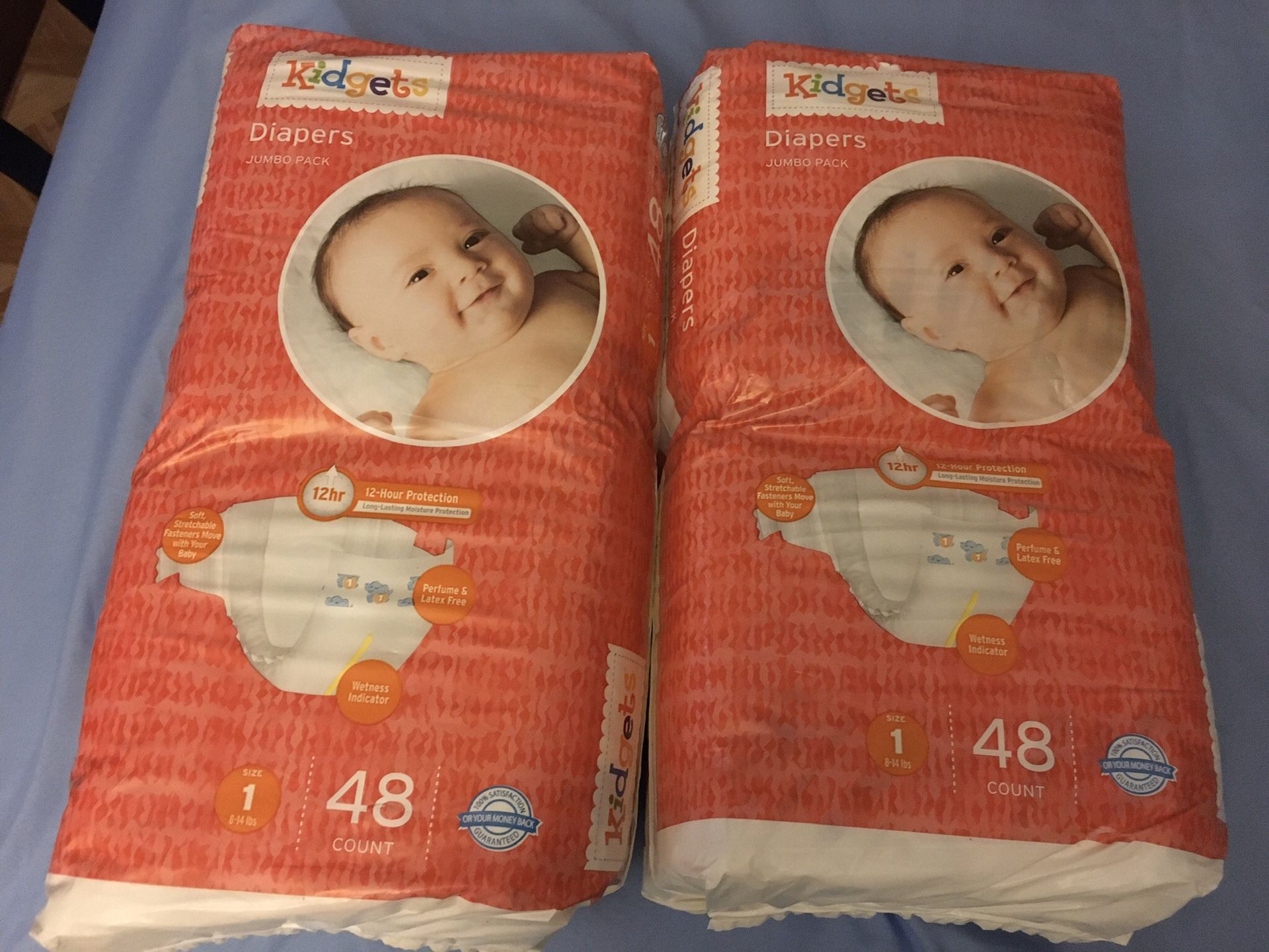 Kidgets baby diapers size 1