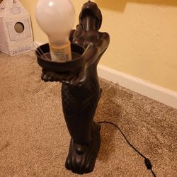 Antique Mermaid Lamp