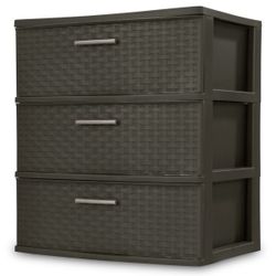 Storage drawers - Sterilite Weave collection.