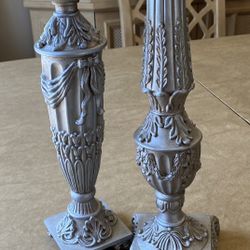 Set of two candle holders