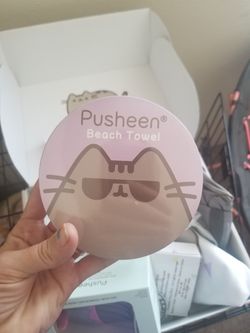 Unopened pusheen beach towel