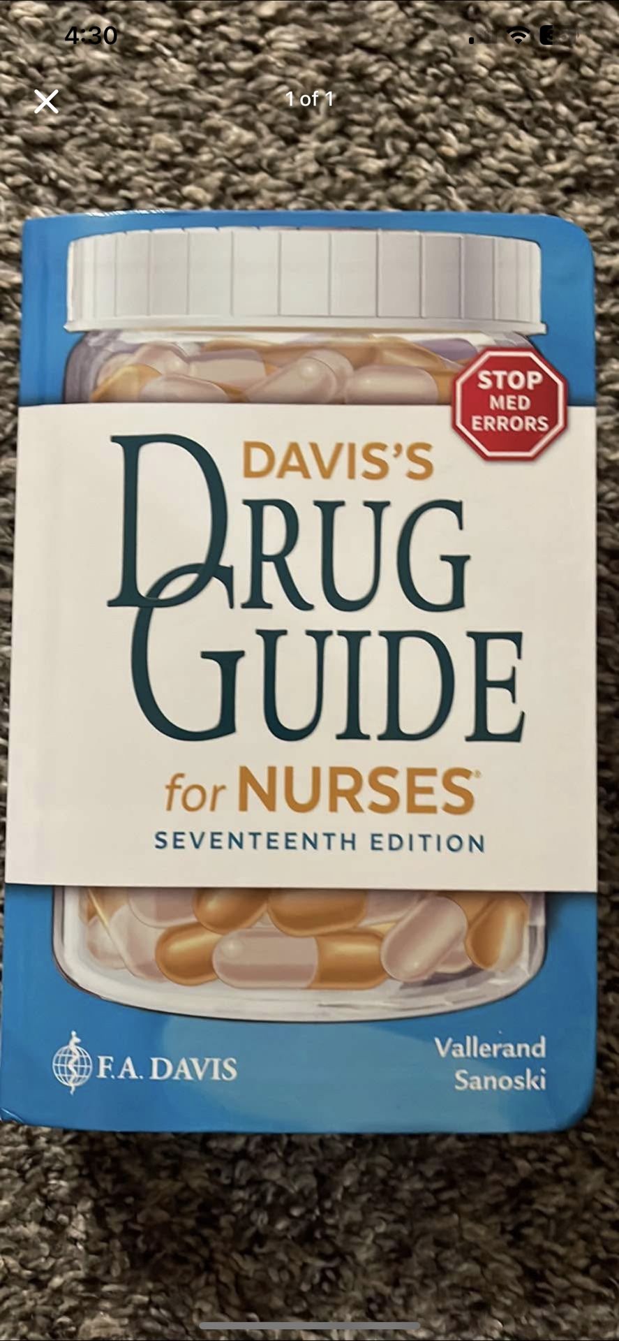 NEW Davis Drug Guide