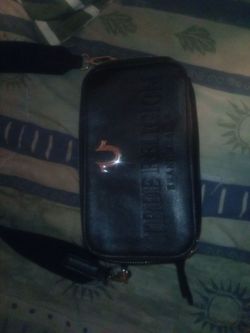 True Religion Black Crossbody Belt Bag