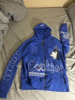 cookies zip up hoodie.  size large