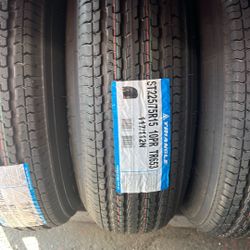 ST 225/75/15 Trailer Tires 10ply 