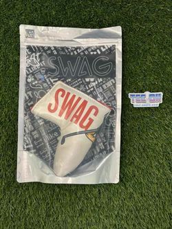 NEW SWAG Golf Red Script Blade Putter Head Cover