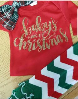 Baby's first Christmas onesie